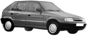 Oglinda Completa Stanga SKODA FELICIA I (6U1) din 1994 - 1998, Auto, Reglaj mecanic