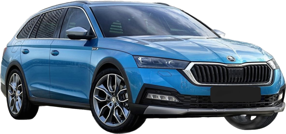 Set Covorase Auto Si Tavita Portbagaj SKODA OCTAVIA IV (NX3, NN3, PV3) din 2020-2024, Cauciuc, Protectie Porbagaj, 4x Stickere auto cu SKODA