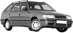 Oglinda Completa Stanga SKODA FELICIA II Estate (6U5) din 1996 - 2001, Auto, Reglaj mecanic