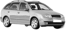 Oglinda Completa Stanga SKODA FABIA I Combi (6Y5) din 2000 - 2007, Auto, Reglaj mecanic