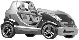 Oglinda Completa Dreapta SMART CROSSBLADE (450) din 2002 - 2003, Auto, Reglaj mecanic