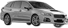 Set 5 covorase auto SUBARU LEVORG din 2007-2015, cu covoras tunel median, cauciuc, 4x Stickere auto cu SUBARU