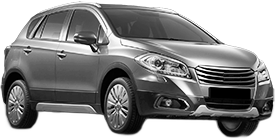 Set Covorase Auto Si Tavita Portbagaj SUZUKI SX4 S-CROSS (JY) din 2013-2022, Cauciuc, Protectie Porbagaj, 4x Stickere auto cu SUZUKI