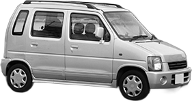 Set stergatoare auto SUZUKI WAGON R+ Hatchback (EM) din 1998-2000, Derby, din cauciuc siliconat rezistent