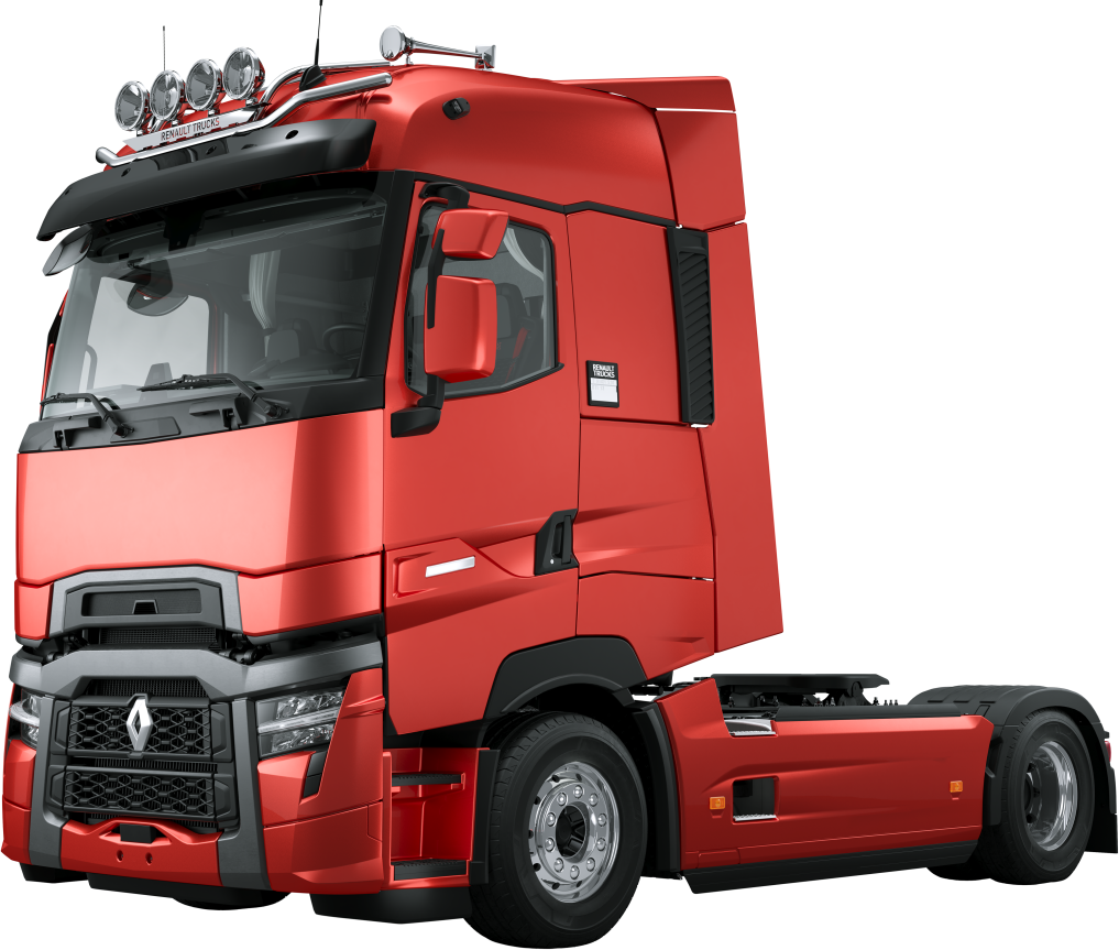 Set Huse Scaune Camion Tir RENAULT TRUCKS MAGNUM din 2004-2013, Auto, Model ELEGANCE Q, Culoare Gri, 4x Stickere auto cu RENAULT TRUCKS