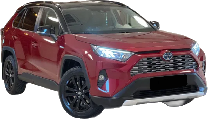 Set Covorase Auto Si Tavita Portbagaj TOYOTA RAV 4 V (_A5_, _H5_) din 2018-2020, Cauciuc, Protectie Porbagaj, 4x Stickere auto cu TOYOTA