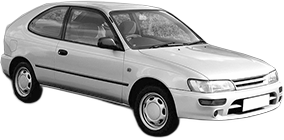 Oglinda Completa Stanga TOYOTA COROLLA Compact (_E10_) din 1992 - 1997, Auto, Reglaj mecanic