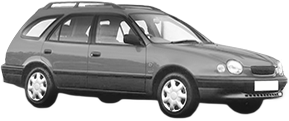 Oglinda Completa Dreapta TOYOTA COROLLA Estate (_E11_) din 1997 - 2001, Auto, Reglaj mecanic