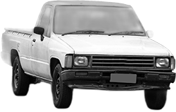 Oglinda Completa Dreapta TOYOTA HILUX IV Pickup (_N5_, _N6_) din 1983 - 1989, Auto, Reglaj manual