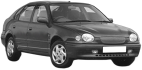 Oglinda Completa Stanga TOYOTA COROLLA Liftback (_E11_) din 1997 - 2002, Auto, Reglaj electric