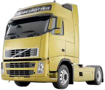 Set Huse Scaune Camion Tir VOLVO FH din 2005-2009, Auto, Model ELEGANCE Q, Culoare Bej, 4x Stickere auto cu VOLVO