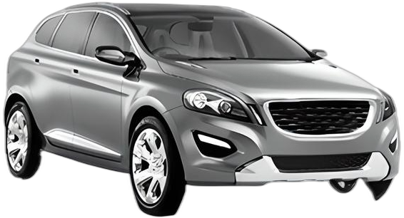 Set Covorase Auto Si Tavita Portbagaj VOLVO XC60 I SUV (156) din 2008-2017, Cauciuc, Protectie Porbagaj, 4x Stickere auto cu VOLVO