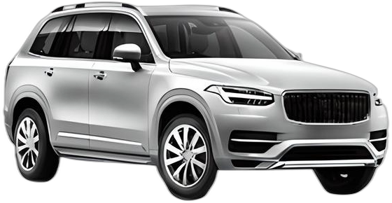 Set Covorase Auto Si Tavita Portbagaj VOLVO XC90 II (256) din 2014-2022, Cauciuc, Protectie Porbagaj, 4x Stickere auto cu VOLVO