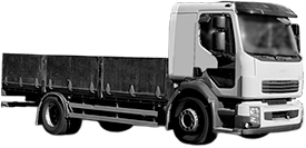 Set Huse Scaune Camion Tir VOLVO FL II din 2006-2009, Auto, Model ELEGANCE Q, Culoare Negru, 4x Stickere auto cu VOLVO