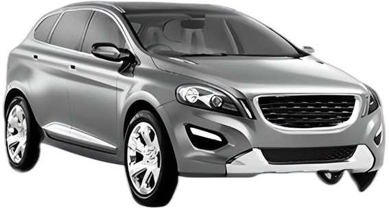 Set 5 covorase auto VOLVO XC60 I VAN (156) din 2008-2015, cu covoras tunel median, cauciuc, 4x Stickere auto cu VOLVO
