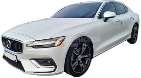 Set 5 covorase auto VOLVO S60 III (224) din 2017-2021, cu covoras tunel median, cauciuc, 4x Stickere auto cu VOLVO