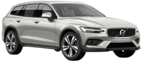 Set Covorase Auto Si Tavita Portbagaj VOLVO V60 II Cross Country (227) din 2018-2021, Cauciuc, Protectie Porbagaj, 4x Stickere auto cu VOLVO