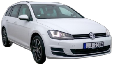 Set Covorase Auto Si Tavita Portbagaj Volkswagen GOLF VII Variant (BA5, BV5) din 2013-2021, Cauciuc, Protectie Porbagaj, 4x Stickere auto cu Volkswagen