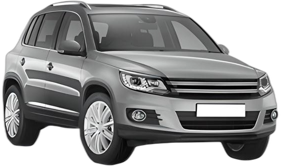 Set Covorase Auto Si Tavita Portbagaj Volkswagen TIGUAN (5N_) din 2007-2018, Cauciuc, Protectie Porbagaj, 4x Stickere auto cu Volkswagen