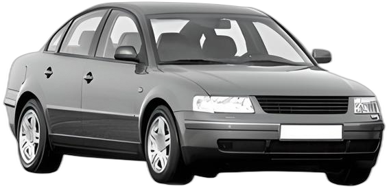 Set Covorase Auto Si Tavita Portbagaj Volkswagen PASSAT B5 (3B2) din 1996-2000, Cauciuc, Protectie Porbagaj, 4x Stickere auto cu Volkswagen