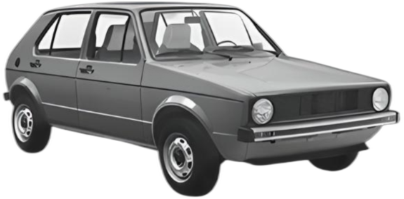 Oglinda Completa Dreapta Volkswagen GOLF I (17) din 1974 - 1984, Auto, Reglaj manual