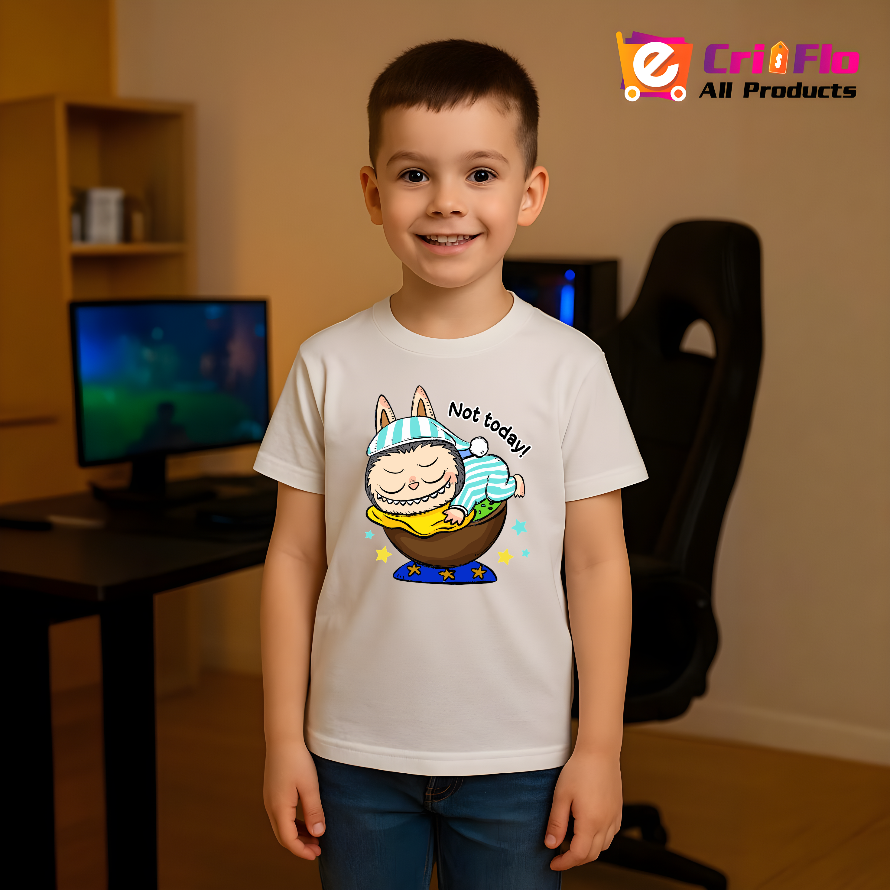 Tricou Labubu hamac nottoday, Unisex Dama si Barbat | Copii