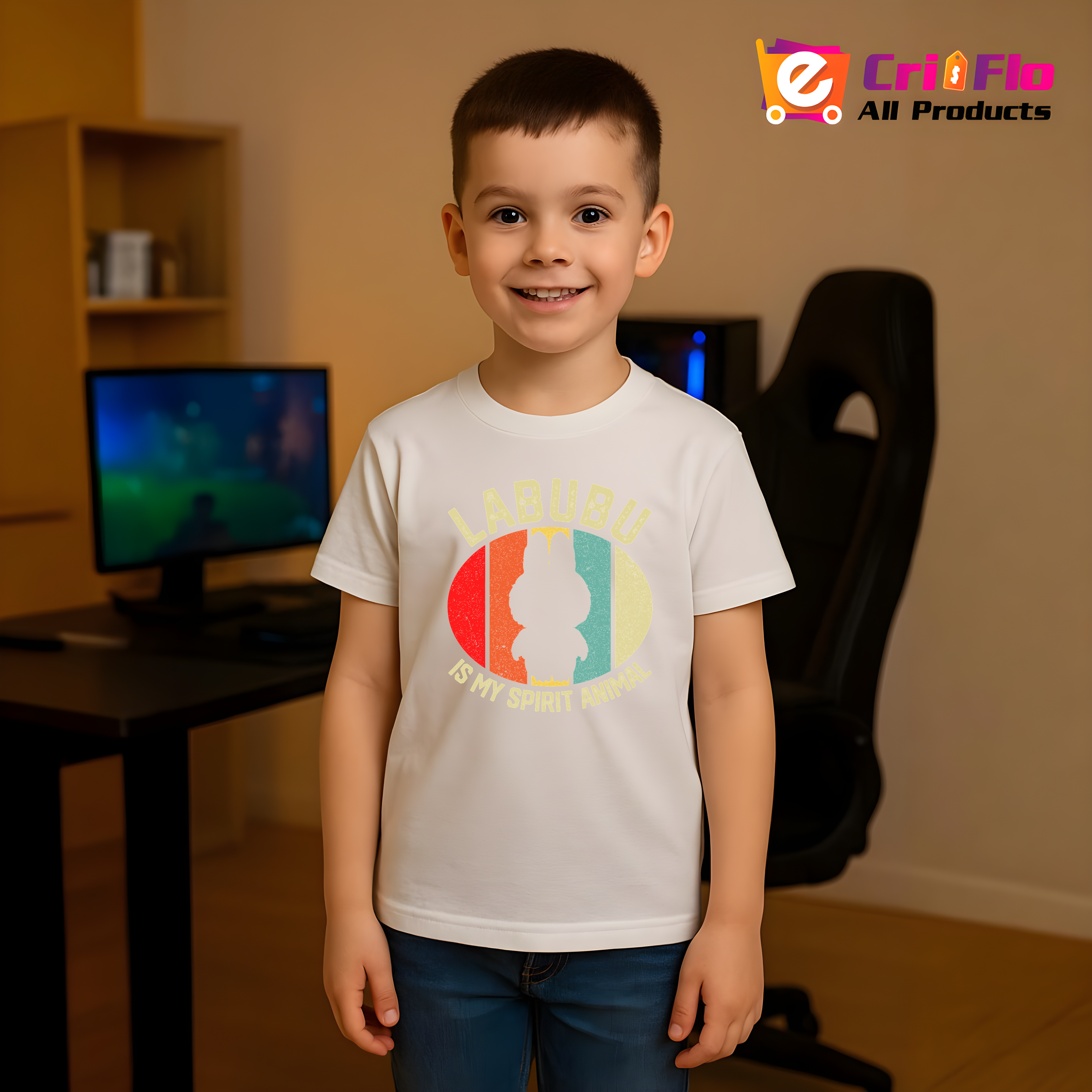 Tricou Labubu spirit animal, Unisex Dama si Barbat | Copii 