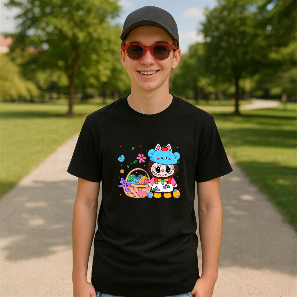Tricou Labubu cos paste, Unisex Dama si Barbat | Copii
