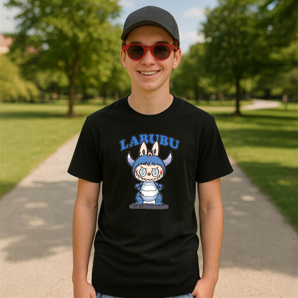 Tricou Labubu dino, Unisex Dama si Barbat | Copii