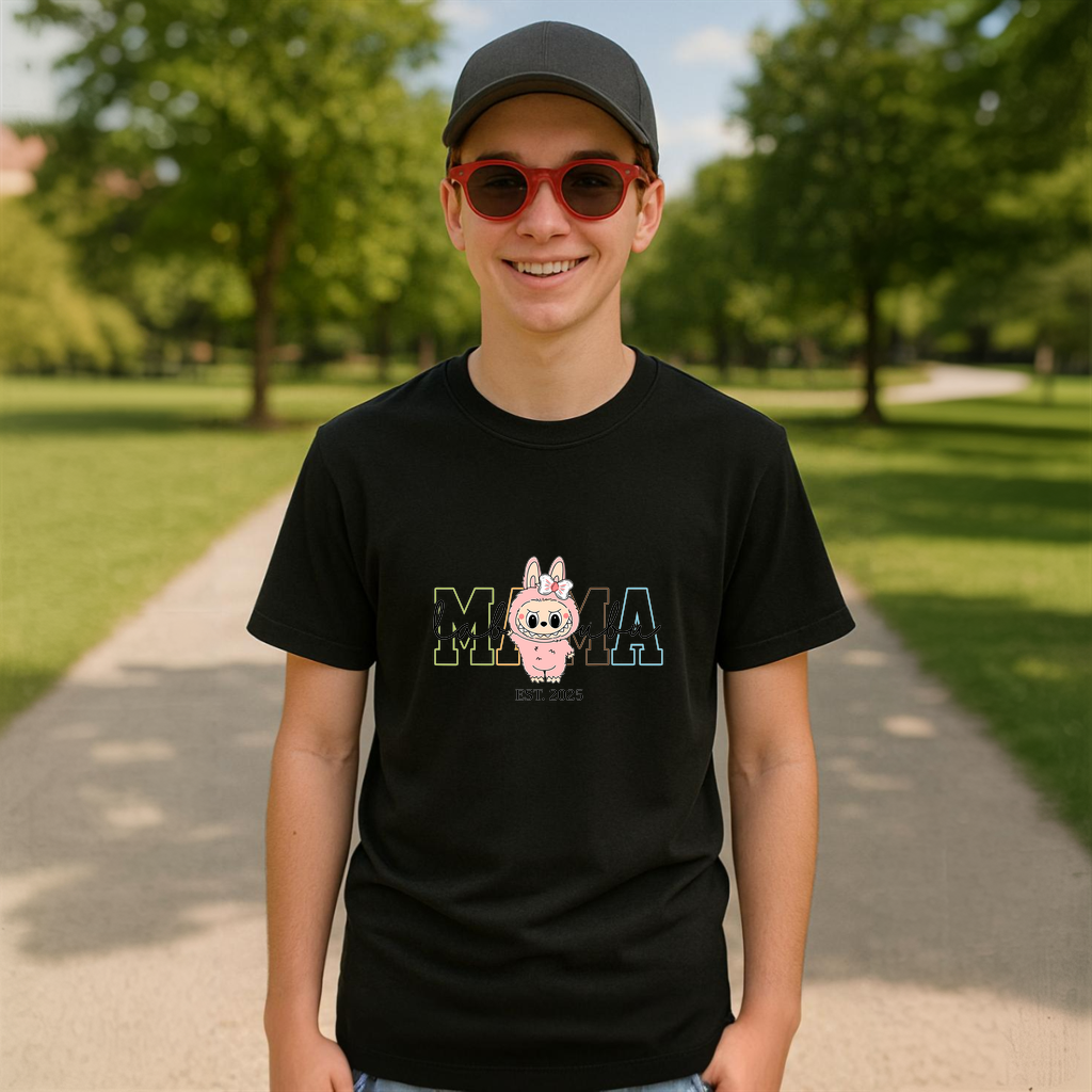 Tricou Labubu mama est, Unisex Dama si Barbat | Copii 