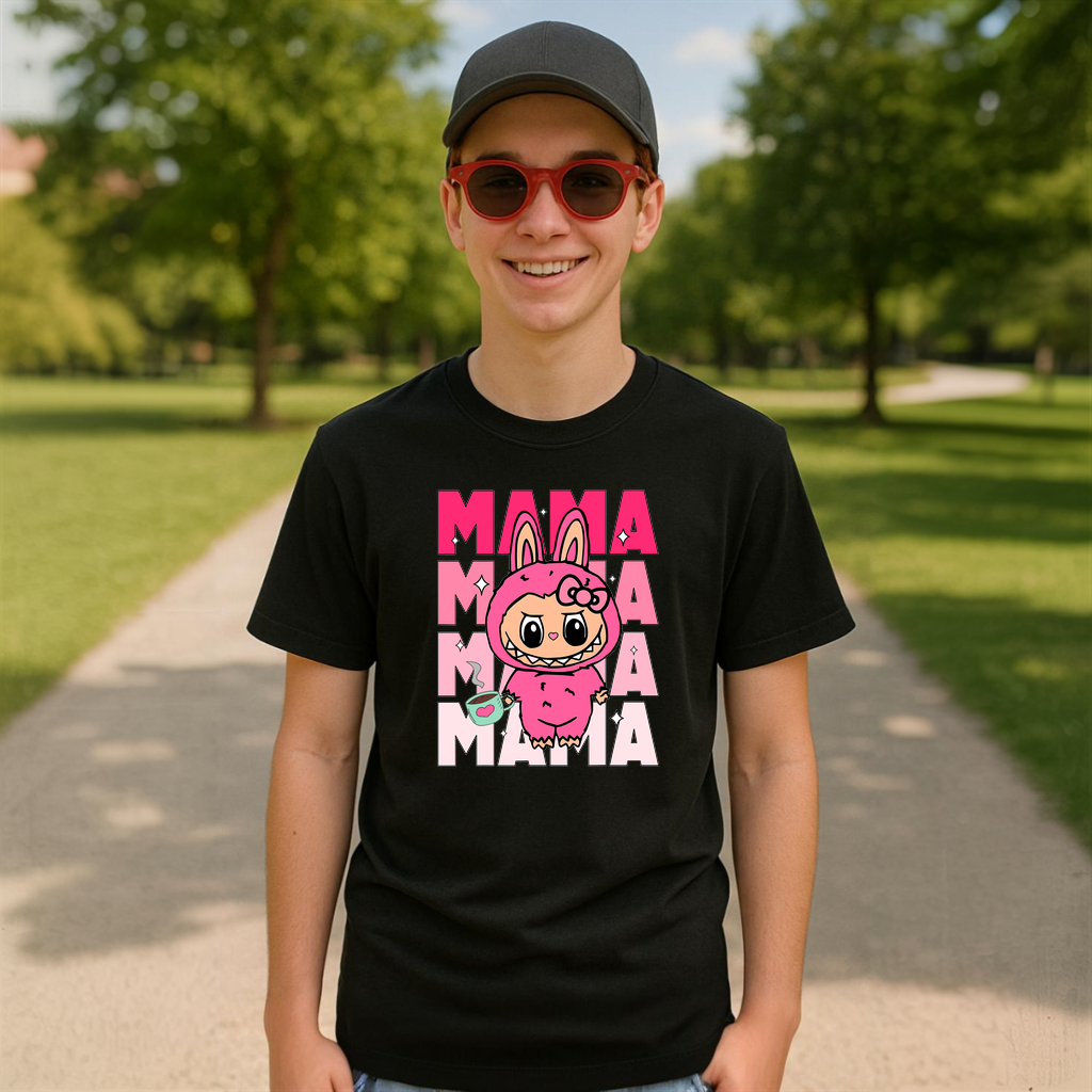 Tricou Labubu mama mama, Unisex Dama si Barbat | Copii