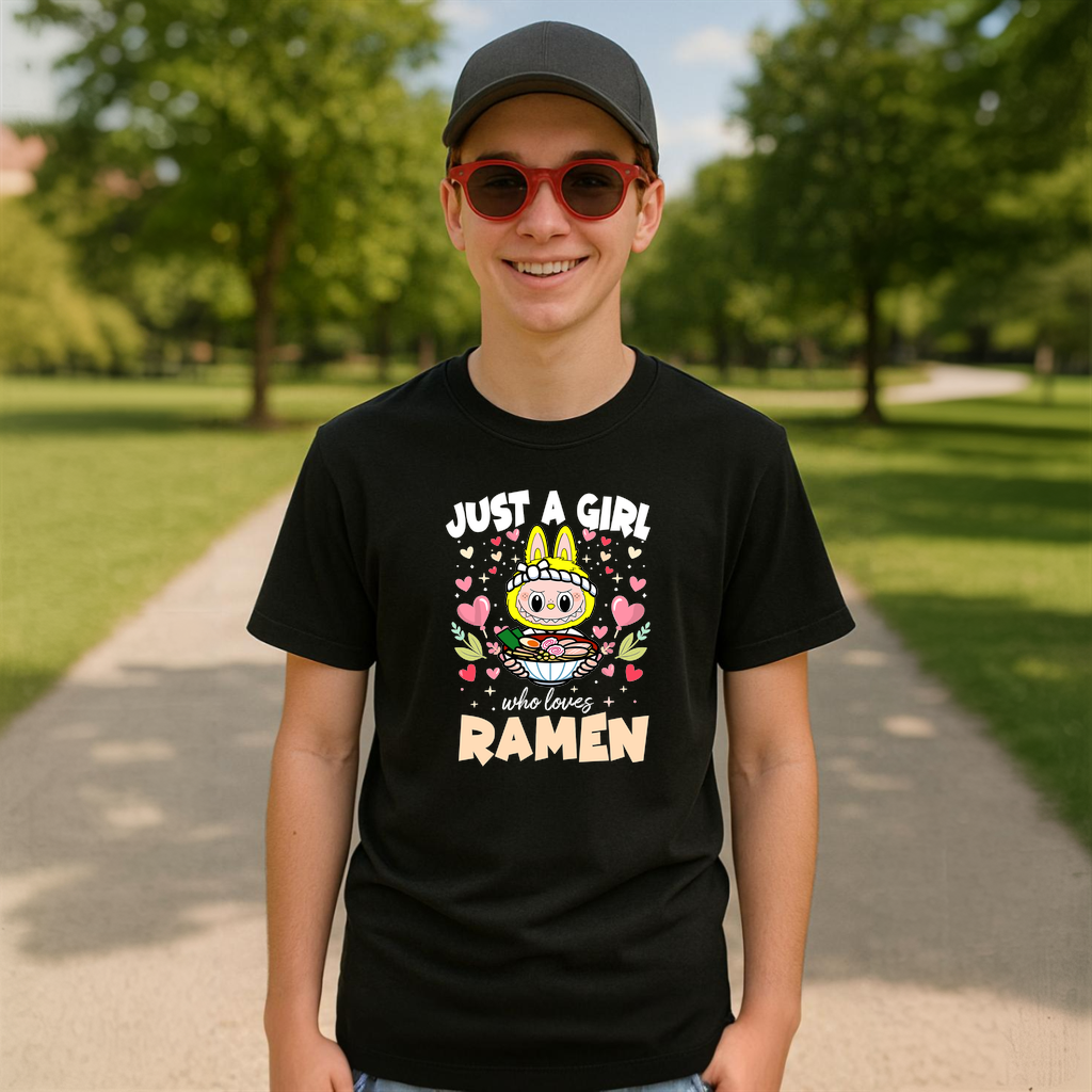 Tricou Labubu ramen, Unisex Dama si Barbat | Copii 