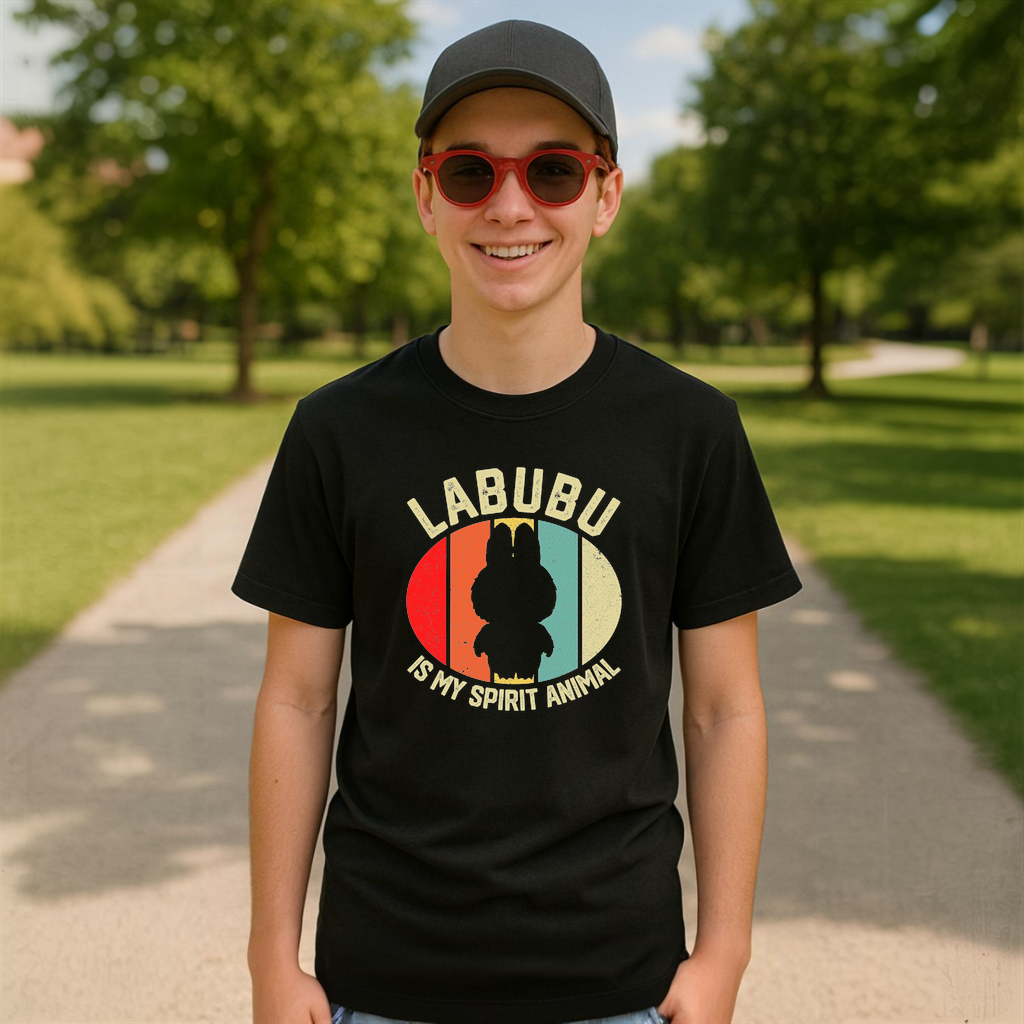 Tricou Labubu spirit animal, Unisex Dama si Barbat | Copii