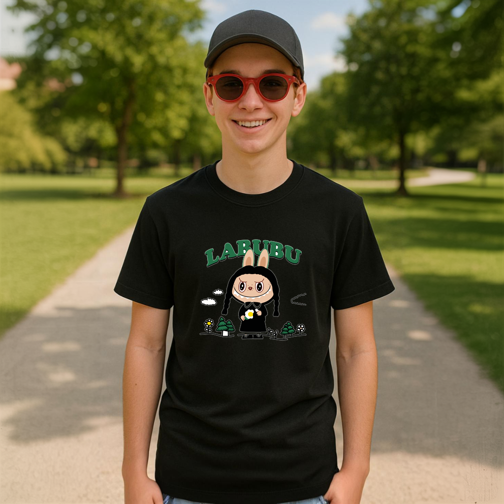 Tricou Labubu wednesday, Unisex Dama si Barbat | Copii 