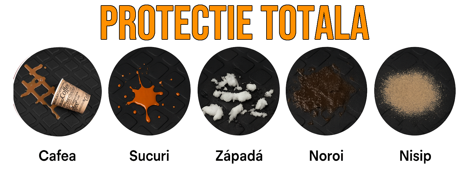 Set Covorase Auto Si Tavita Portbagaj BMW Seria 3 (F30, F80) din 2011-2018, Cauciuc, Protectie Porbagaj, 4x Stickere auto cu BMW
