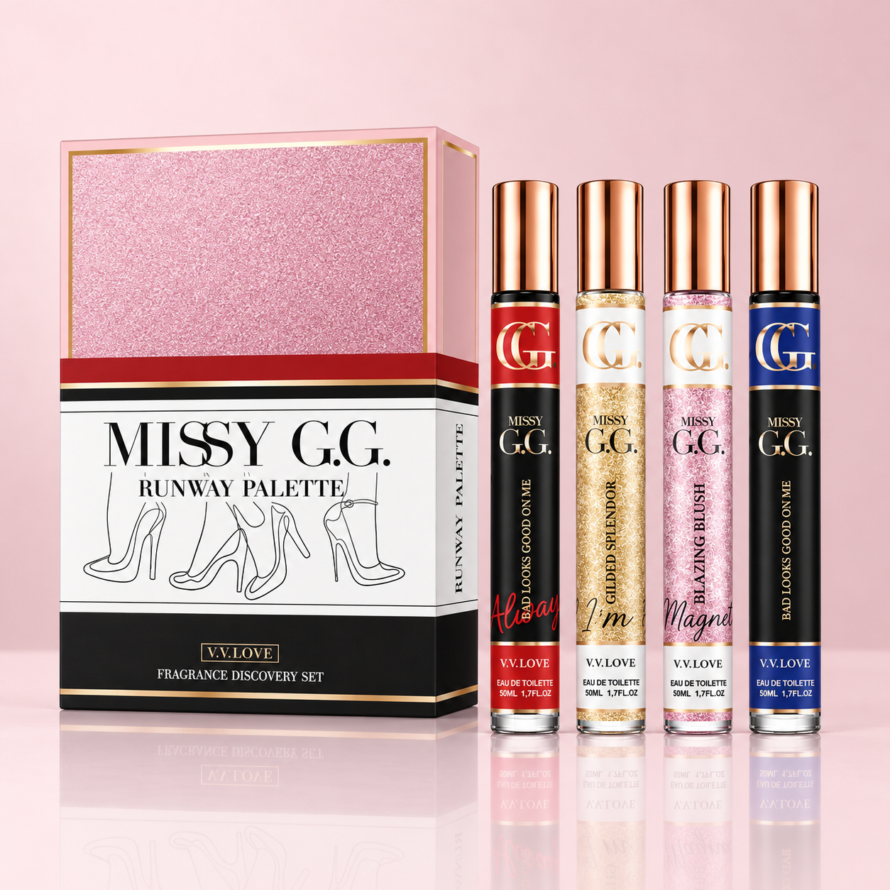 VV Love Missy GG Run Way Palette set 4 arome 35 ml