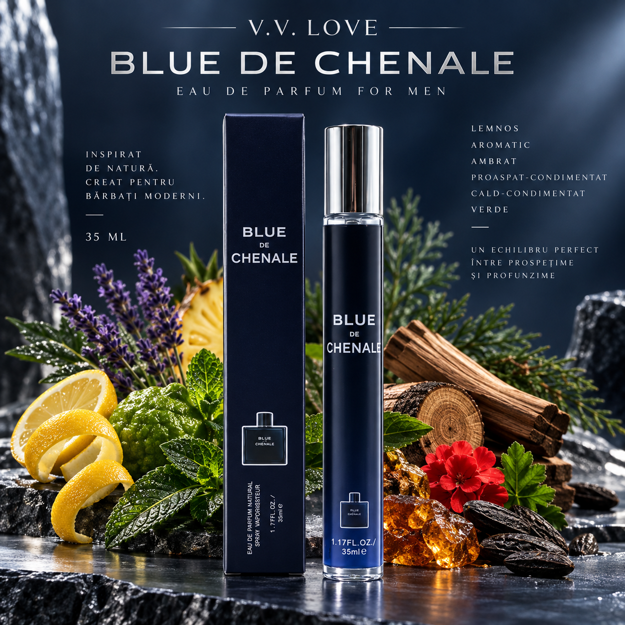 Parfum Blue de Chenale V.V. Love 35 ml pentru barbati