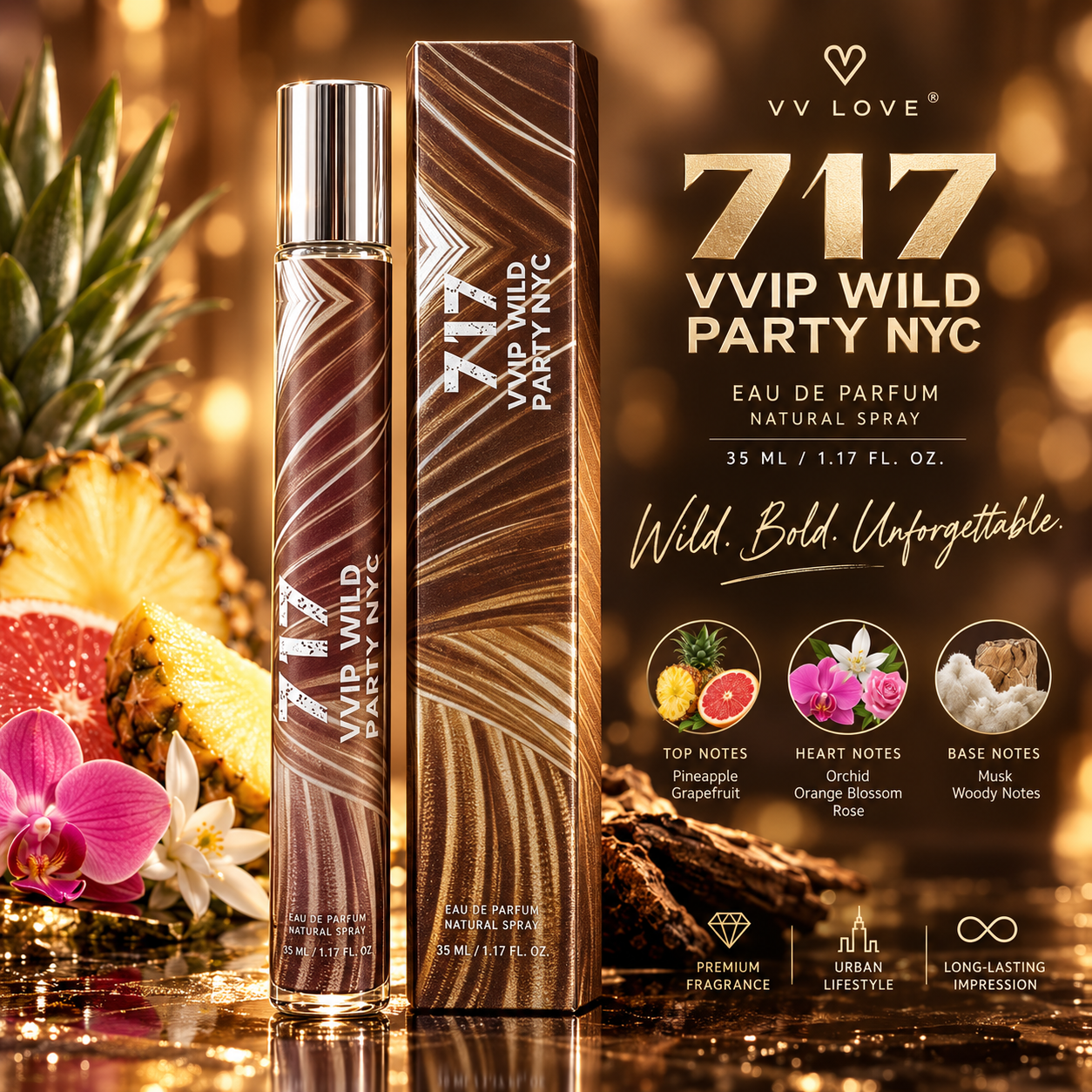Parfum 717 VVIP Wild Party NYC V.V. Love 35 ml