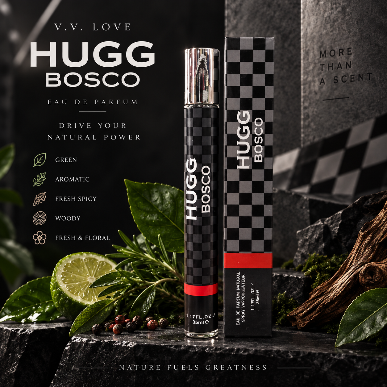 Hugg Bosco V.V. Love parfum verde aromatic