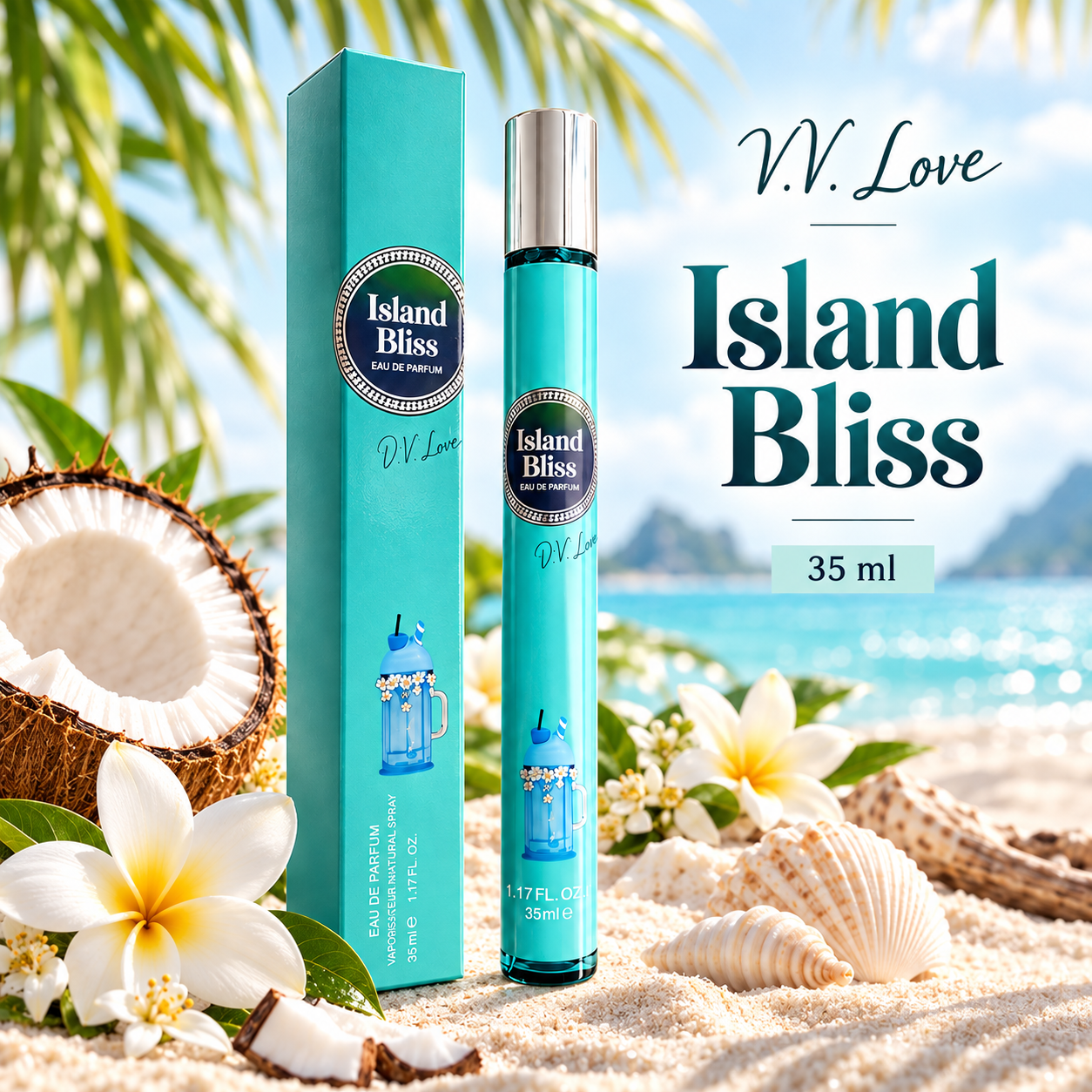 Island Bliss V.V. Love cu fructe salbatice si note verzi
