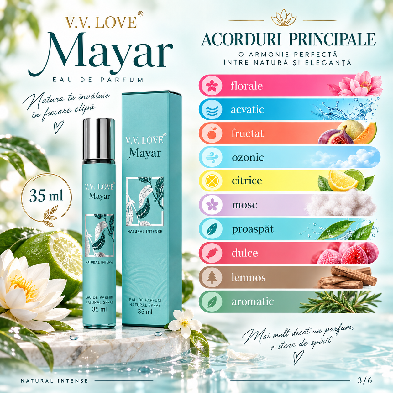 Parfum pentru femei Mayar V.V. Love floral acvatic