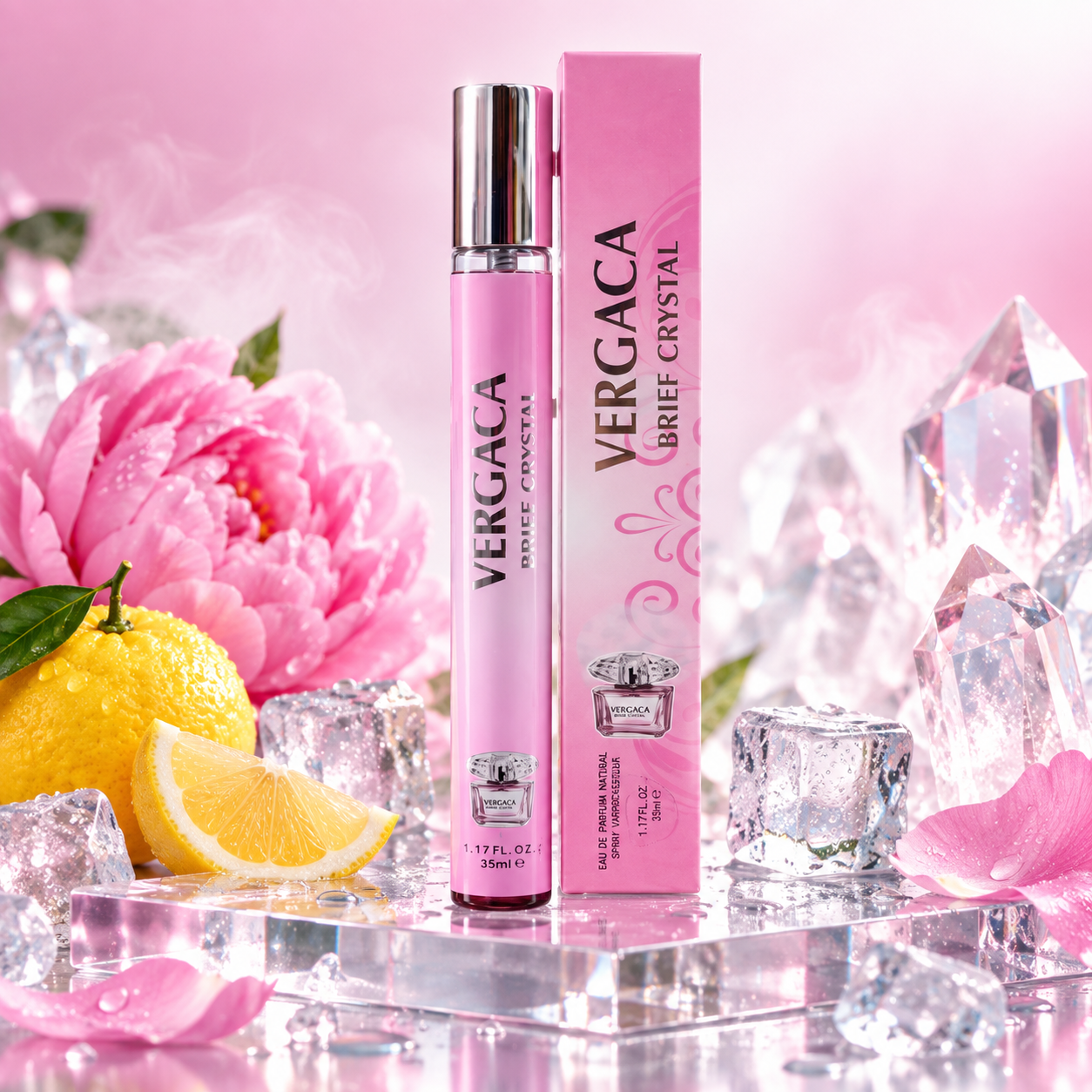 Parfum Vergaca Brief Crystal cu bujor lotus si magnolie