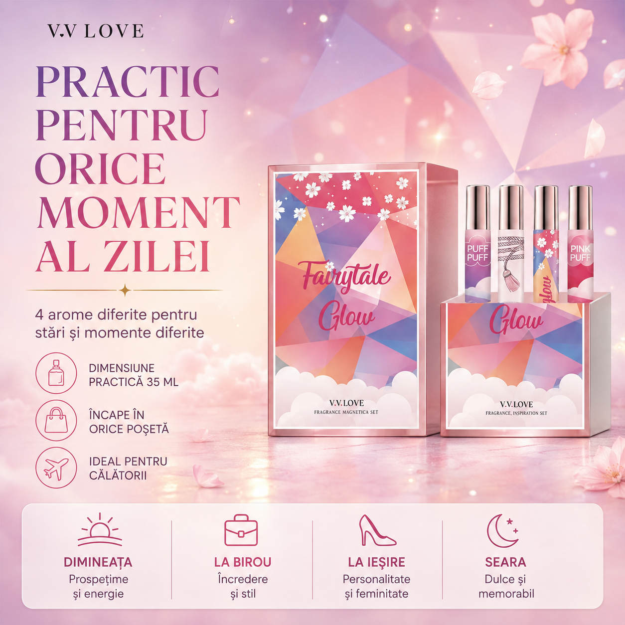 Puff Puff V.V. Love 35 ml Puff Puff V.V. Love parfum pentru femei 35 ml Fairytale Glow