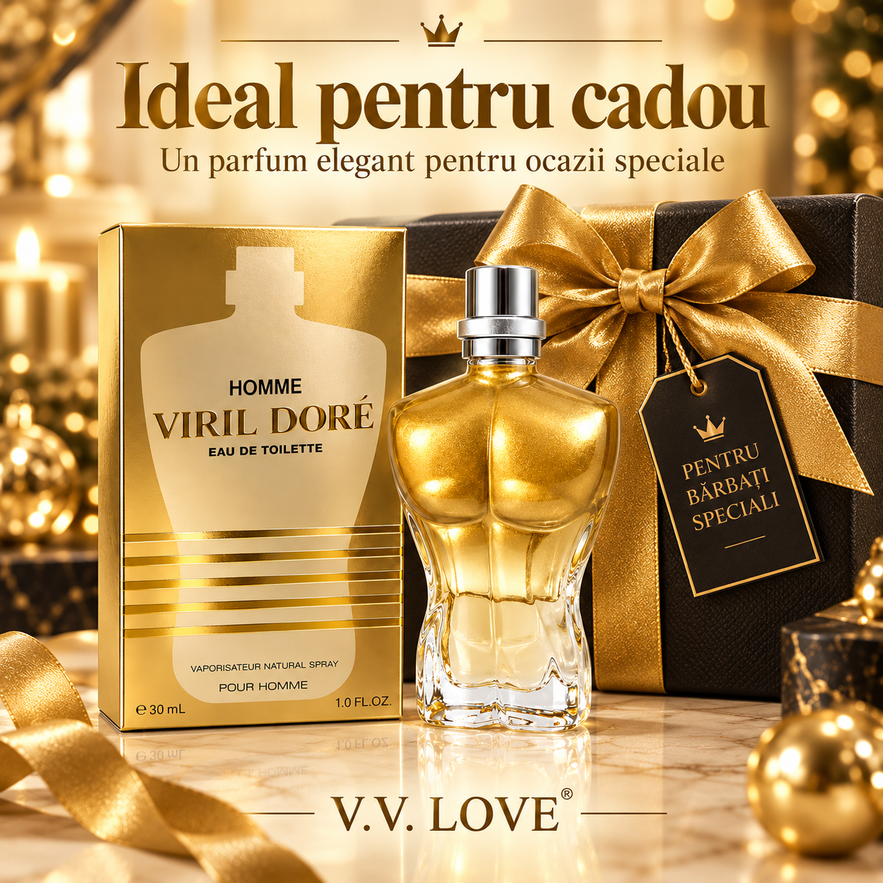 V.V. LOVE Homme Viril Dore apa de toaleta pentru barbati