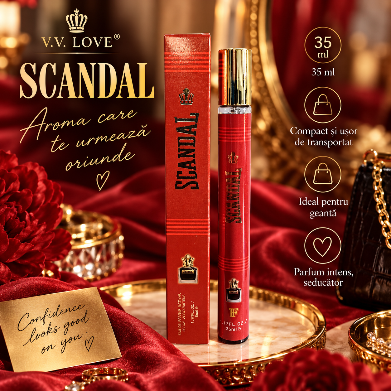 Scandal V.V. Love cu lemn de santal