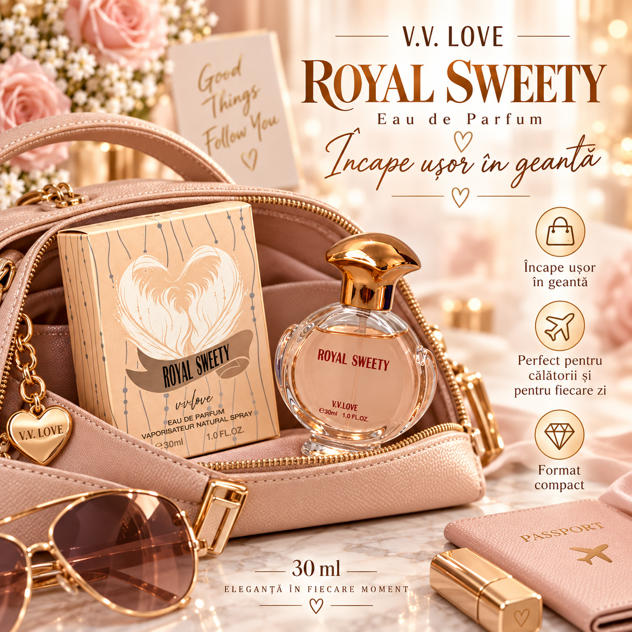 Flacon parfum femei V.V. LOVE Royal Sweety