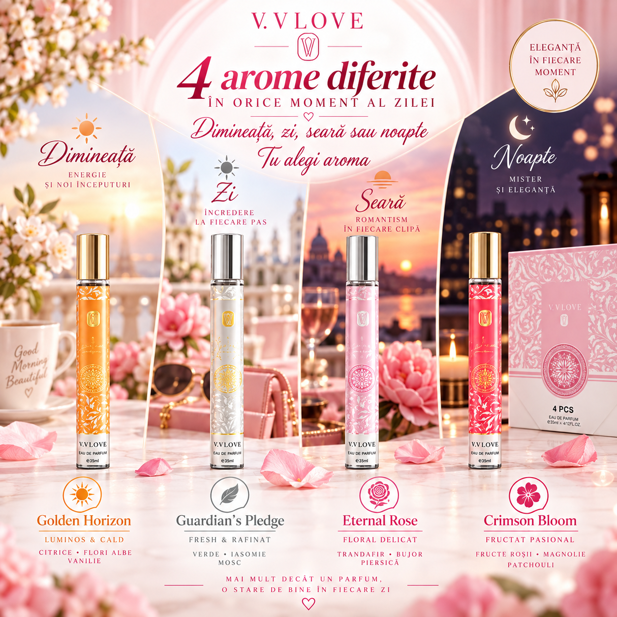 VV Love Eternal Rose si Crimson Bloom 35 ml