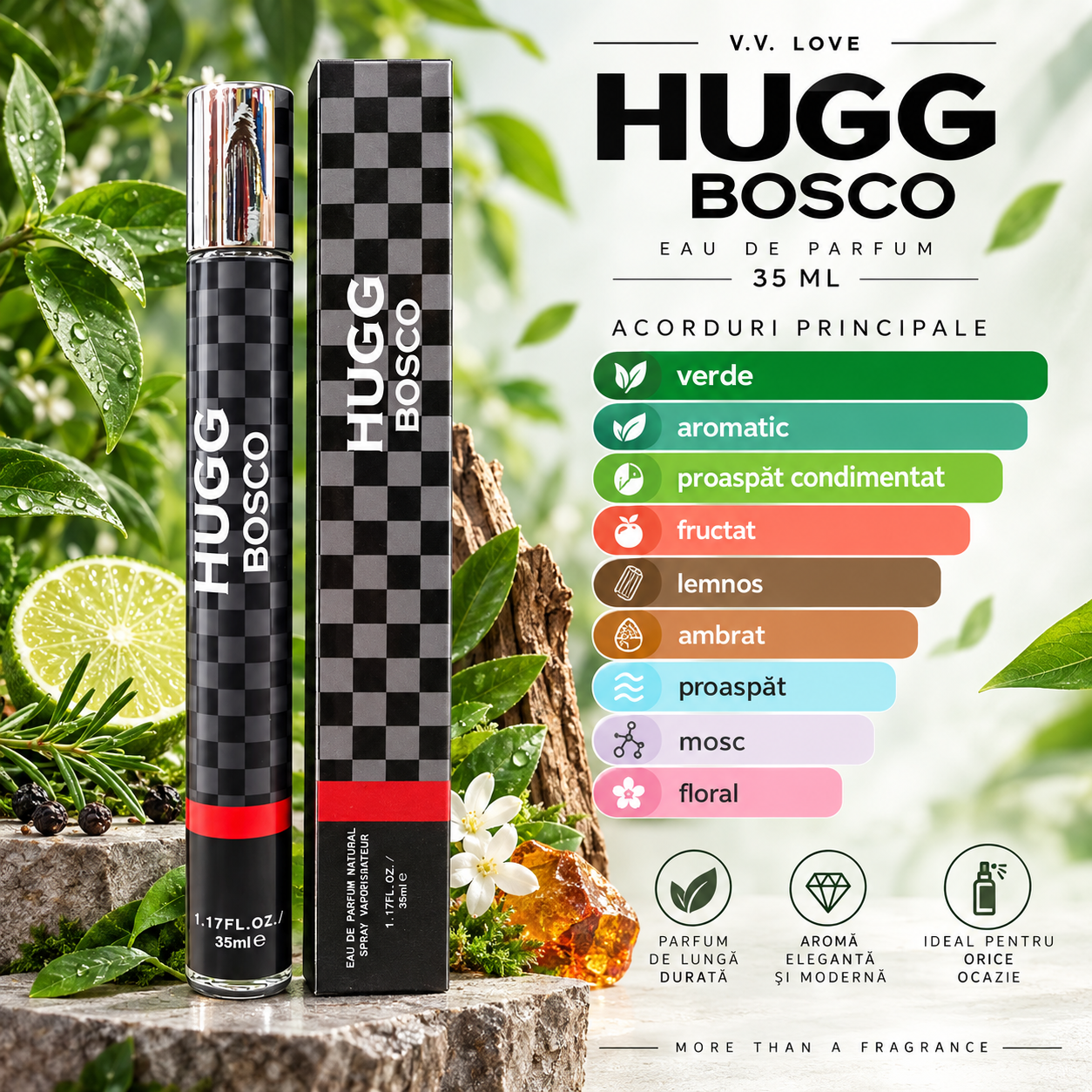 Hugg Bosco V.V. Love Apa de Parfum pentru barbati