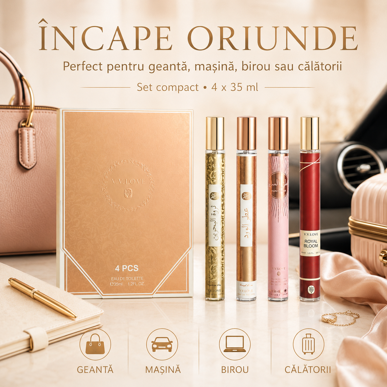 Aurora Mist V.V. Love Eau de Parfum 35 ml Aurora Mist V.V. Love parfum pentru femei 35 ml set Irezistibile