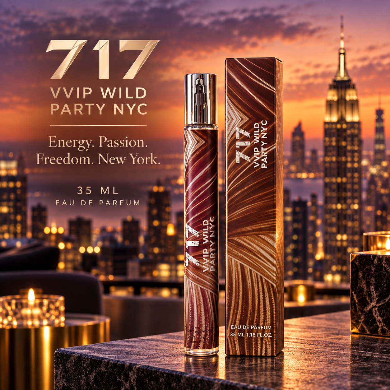 717 VVIP Wild Party NYC V.V. Love Apa de Parfum 35 ml